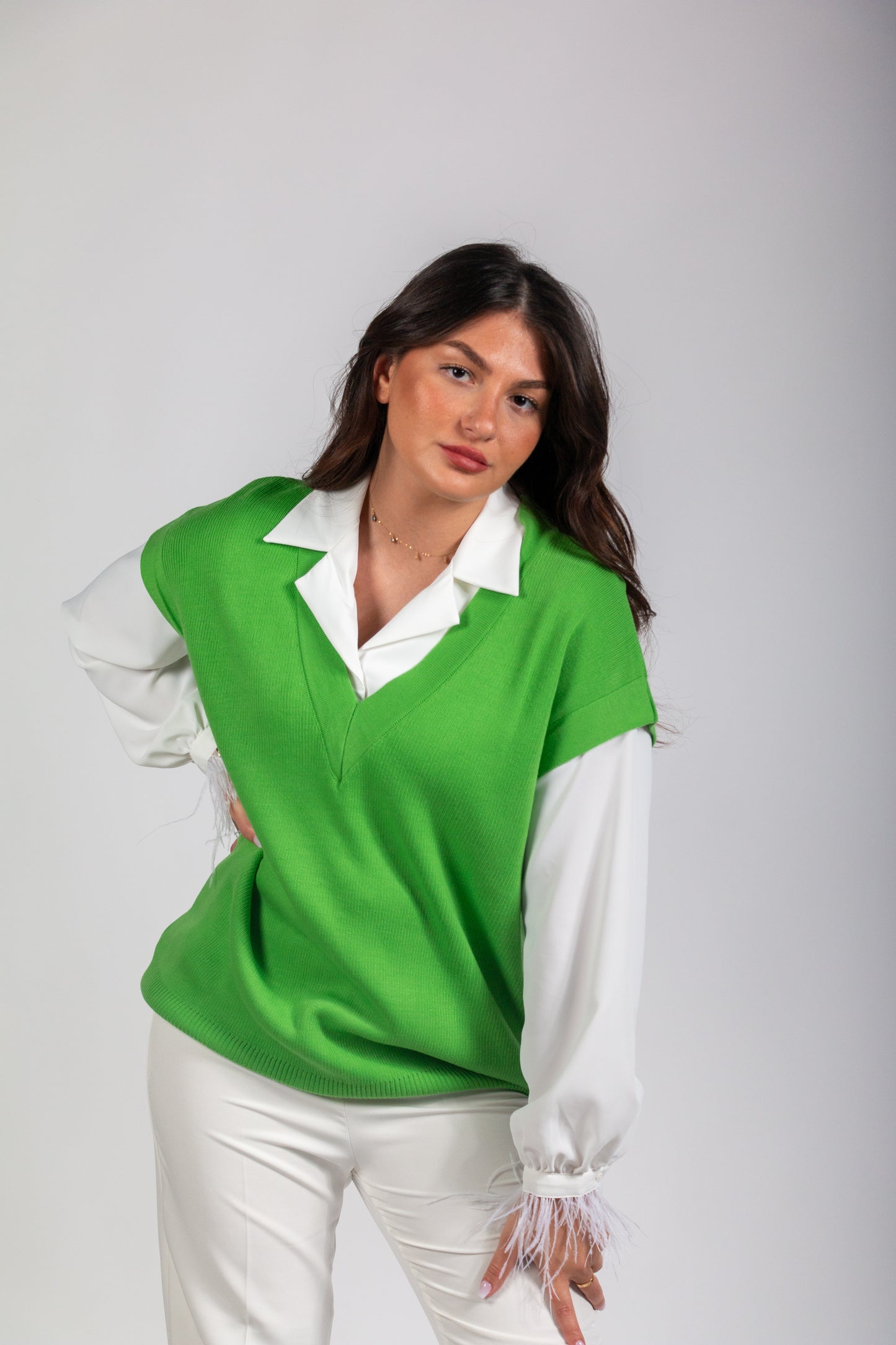 Drop Shoulder Sweater