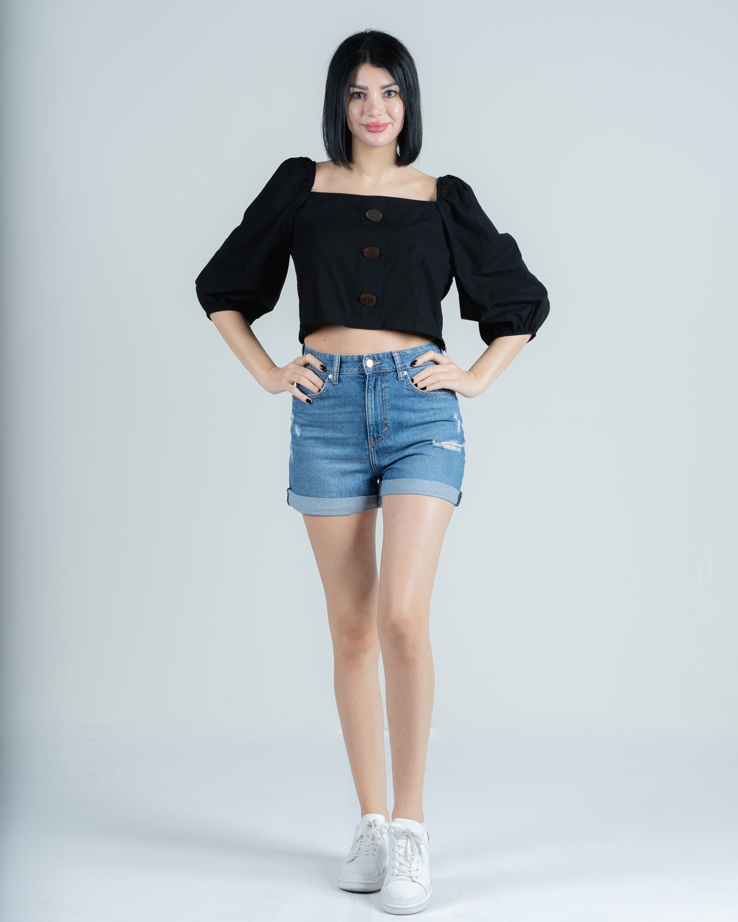 Off Shoulder Top black