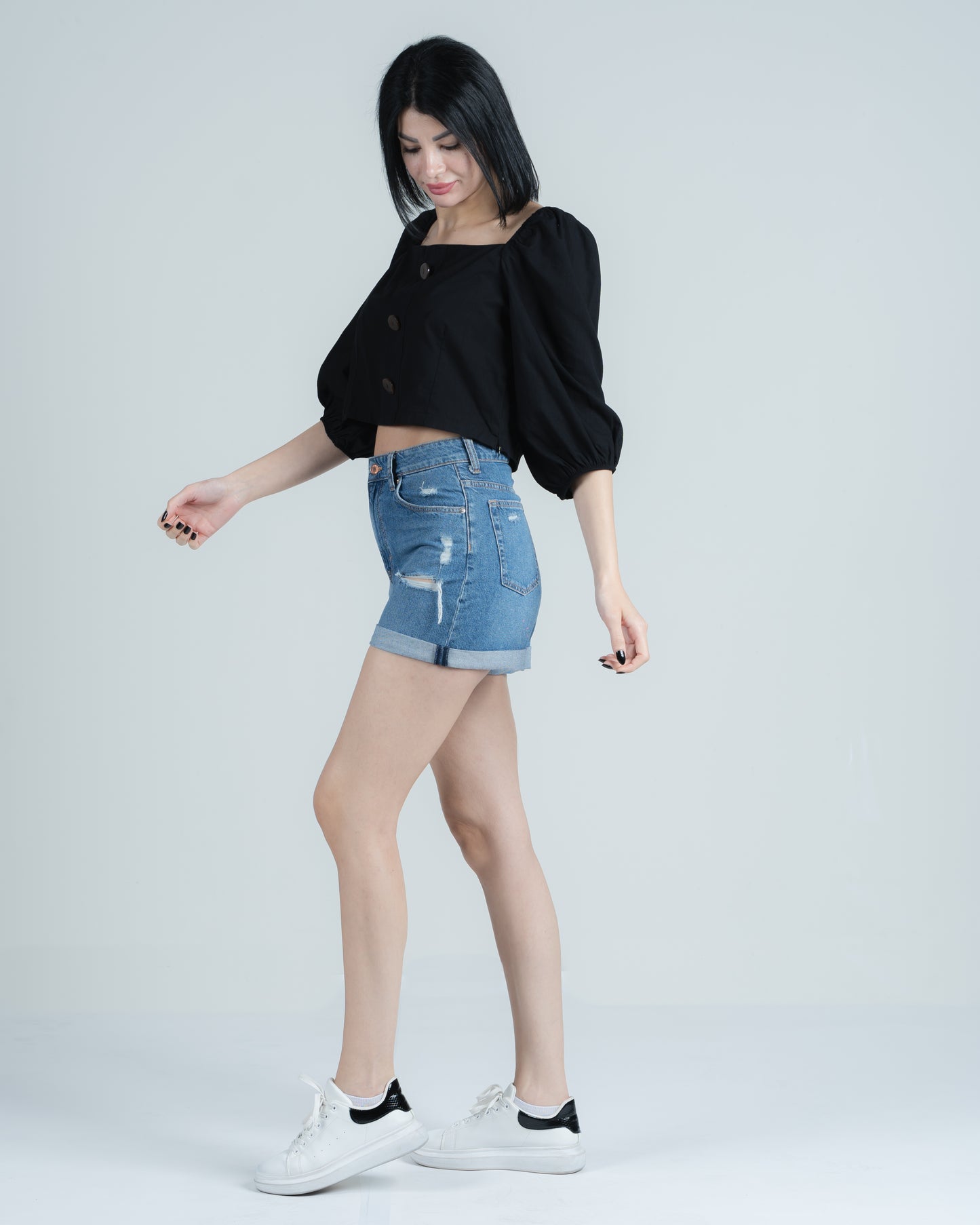 Off Shoulder Top black