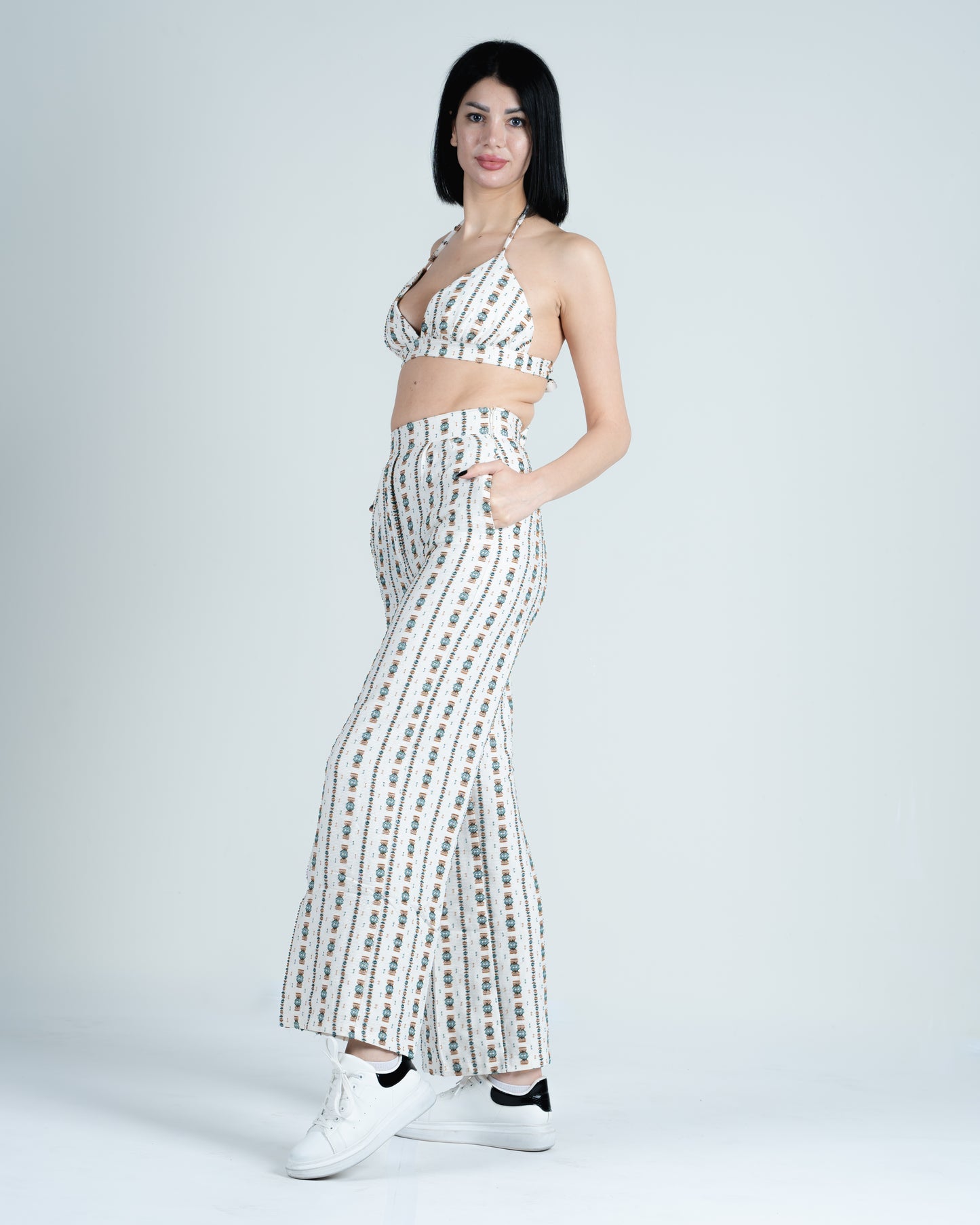 Crop Top With Pants-set