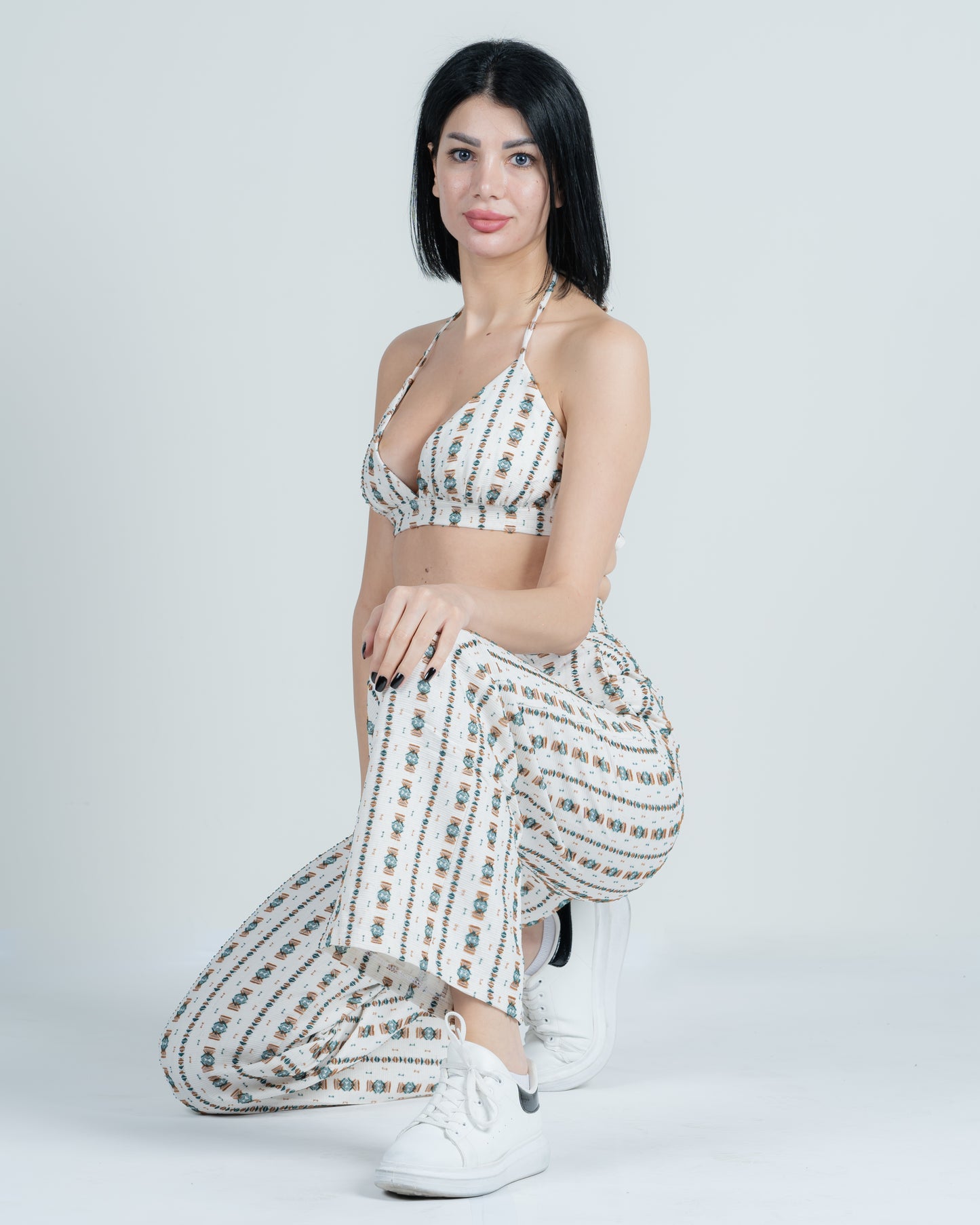 Crop Top With Pants-set