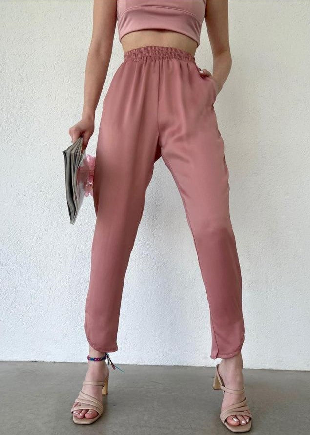 Pink trousers