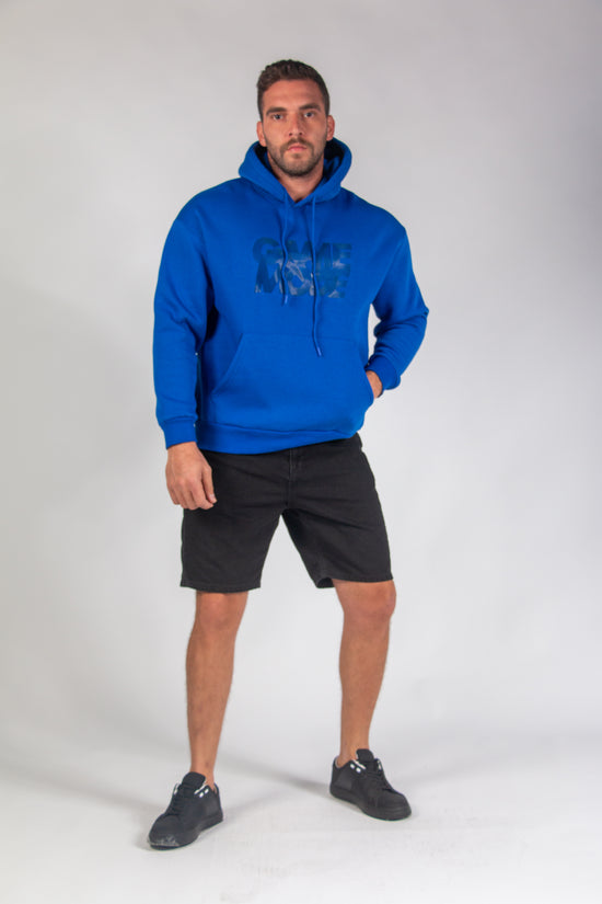 Blue men hoodie