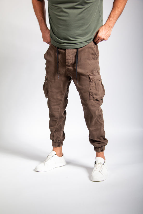 Brown jogger for men