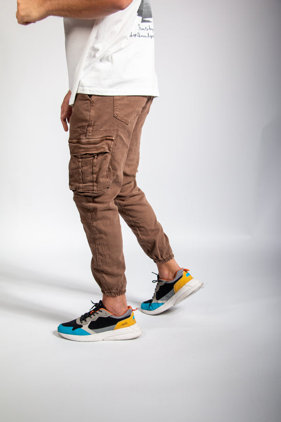 Brown jogger for men