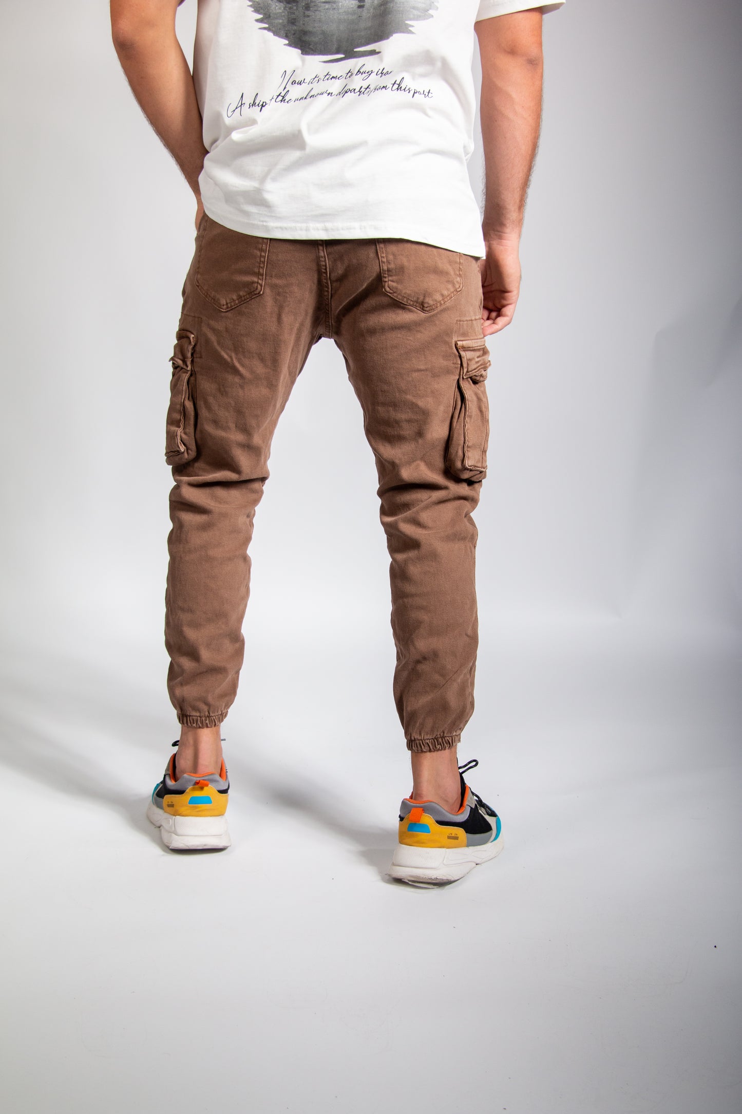 Brown jogger for men