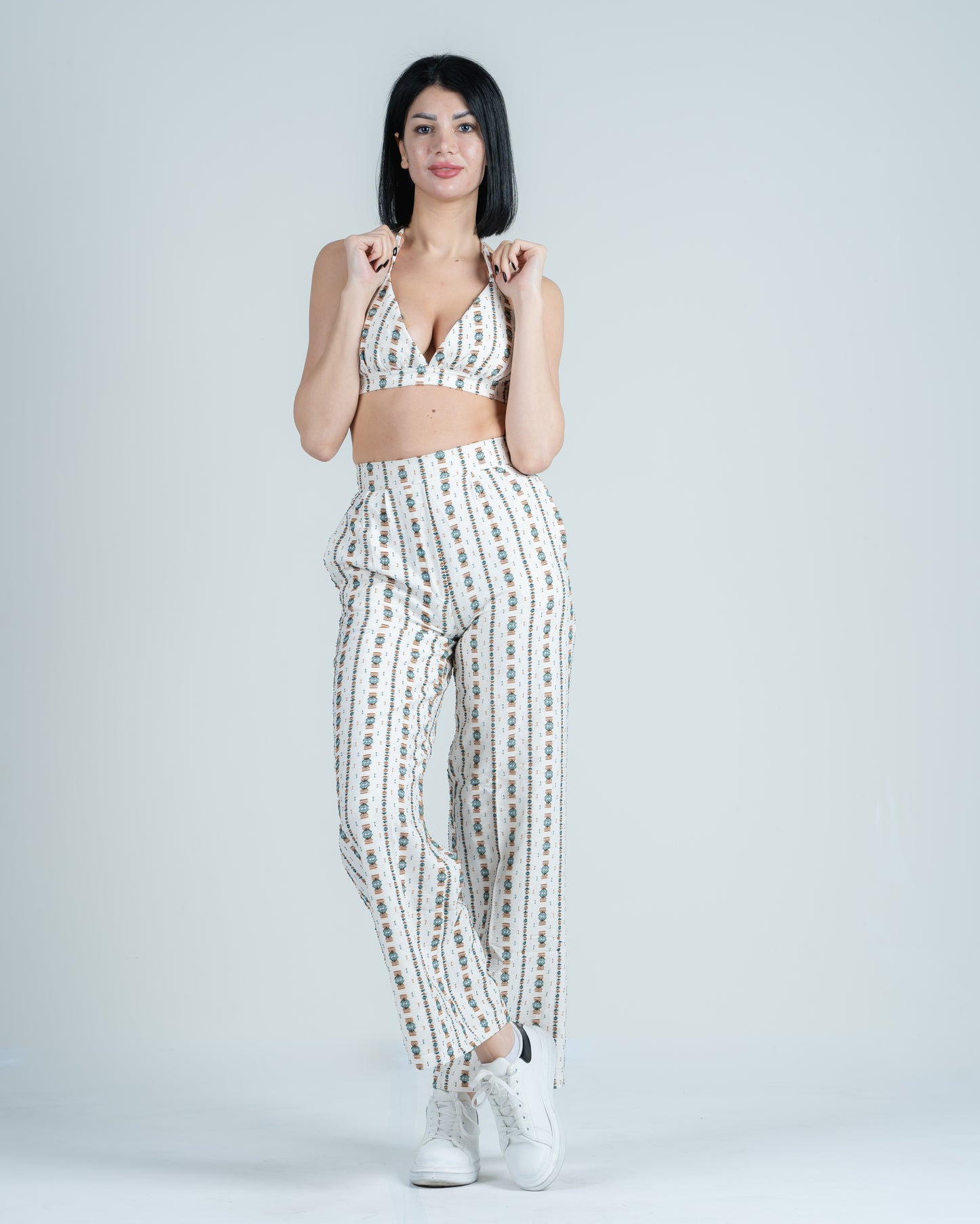 Crop Top With Pants-set